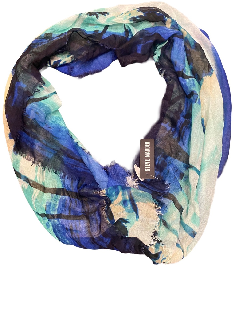 Steve Madden Women's Scarf
Blue & Turquoise Palm Trees
Scarf NWT